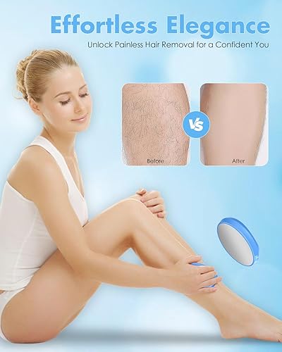 Miniatura 5 de Borrador de pelo de cristal para mujeres y hombres, removedor de pelo de cristal reutilizable, dispositivo portátil de depilación mágico, solución