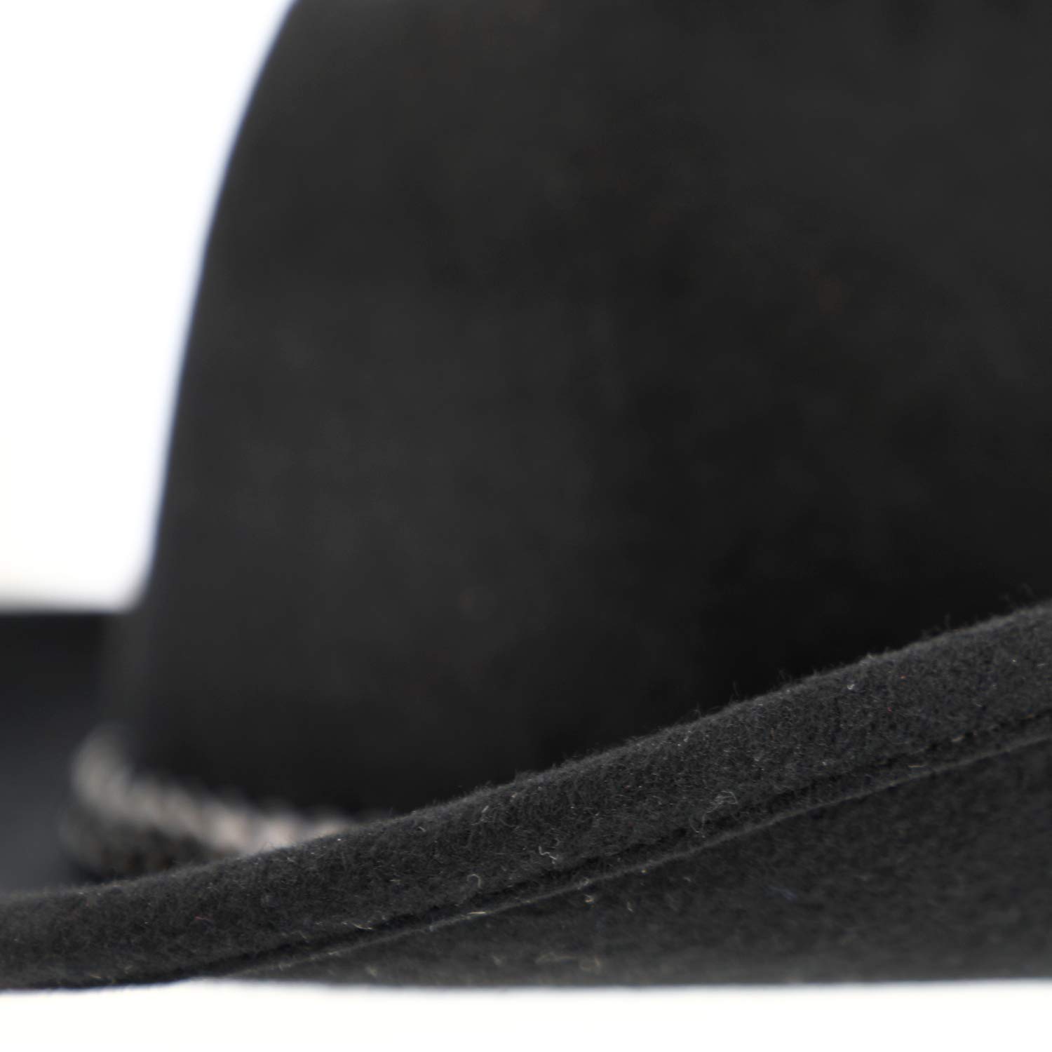 fiebig Sombrero Occidental Chuck con Correa de imitación de Cuero | Sombrero de Vaquero Hecho de 100% de Fieltro de Lana | Sombrero de Vaquero en Muchos tamaños