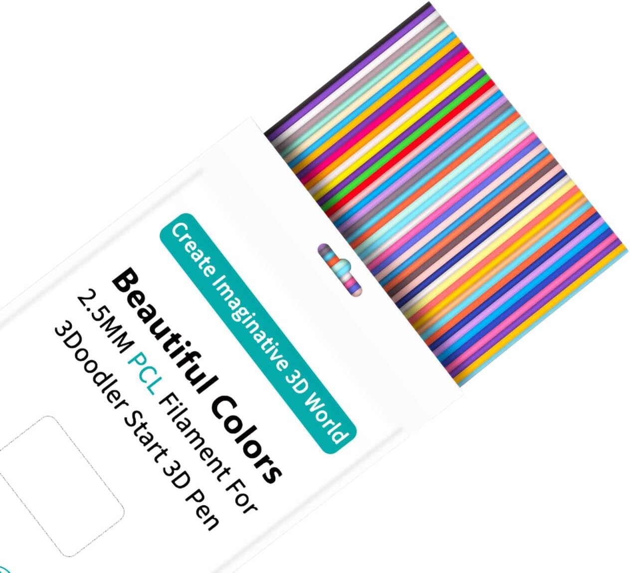 Filamentos para Lápiz 3D 32 Colores 2.5mm PCL para 3Doodler Start+