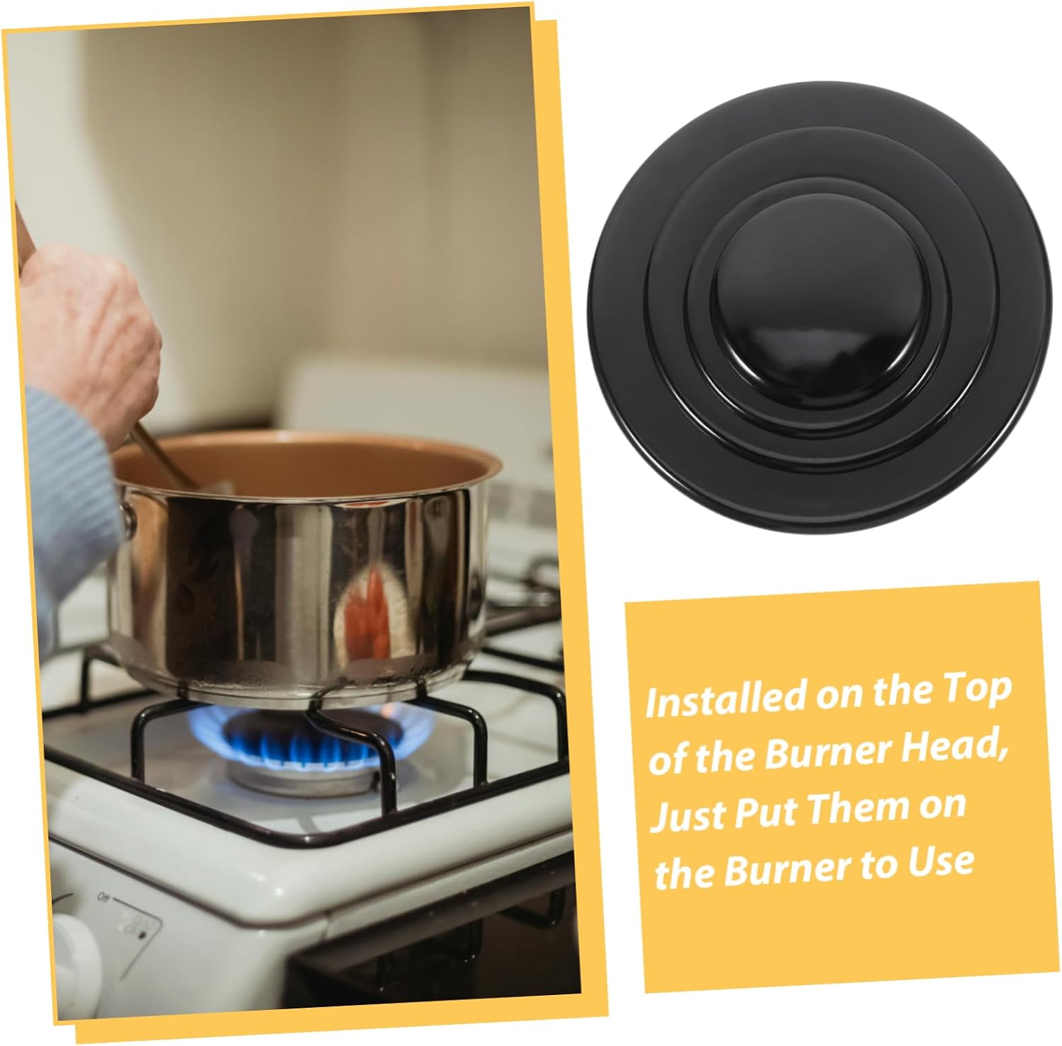Gas Stove Burner Cap Iron Replacement Part for Kitchen