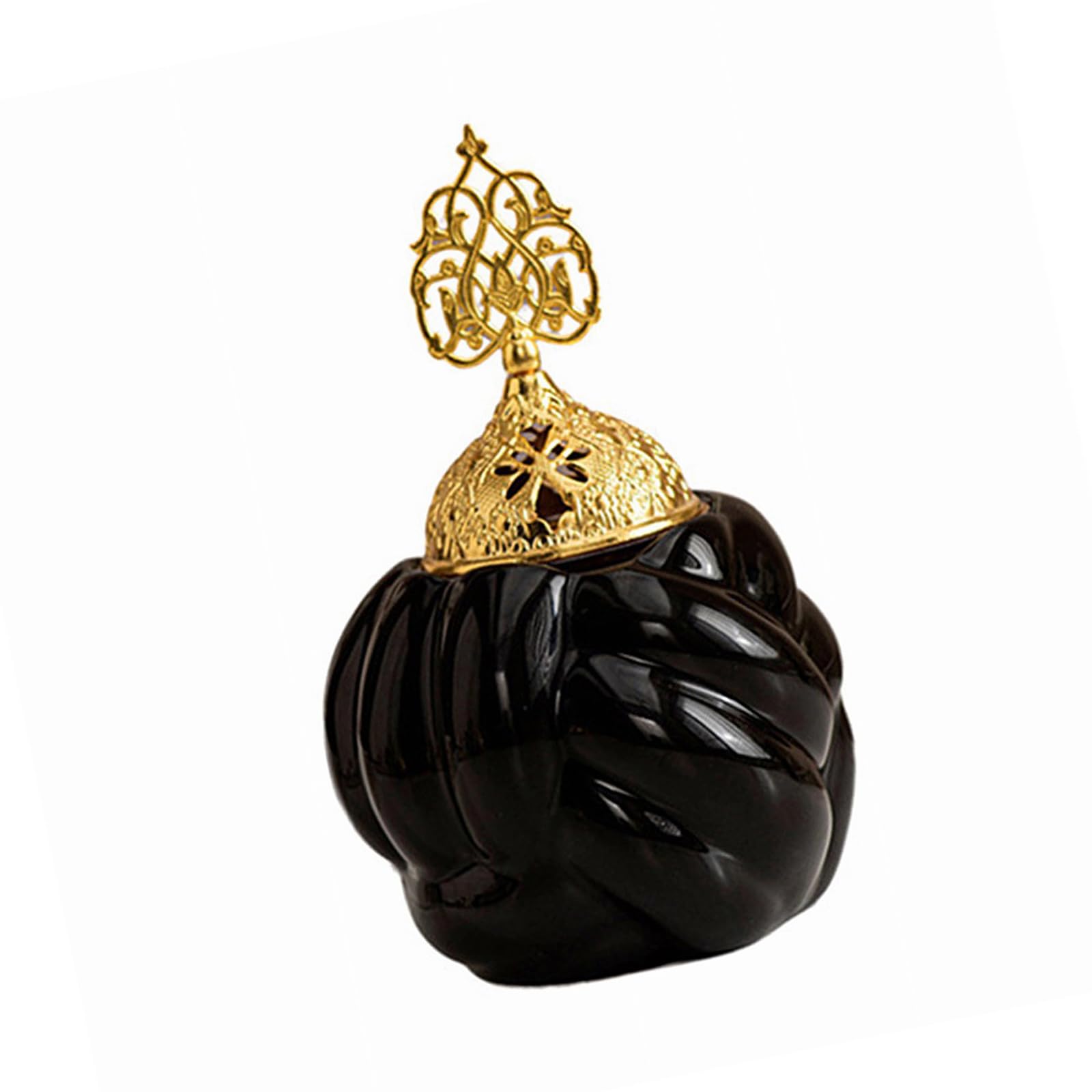 Arabic Ceramic Incenses Burners Middle Eastern Bakhoors Censers with Cover Fragrances Diffuser for Meditations Home Decors Middle Eastern Incenses Burners