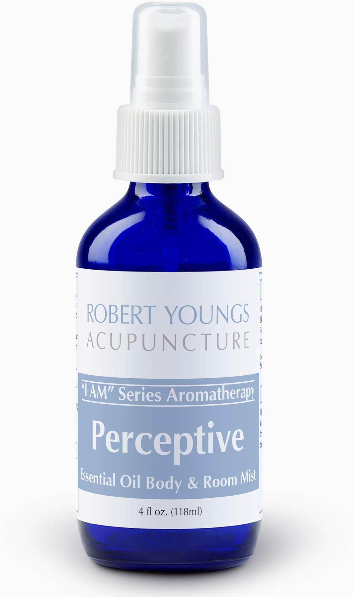 Perceptive Powerful Memory Essential Oil Spray, Light Smelling Aromatherapy Bare Living Series of Sandalwood, Cedarwood, Peppermint for Crystal Clear Self Perception, Insightful Observation, Awareness