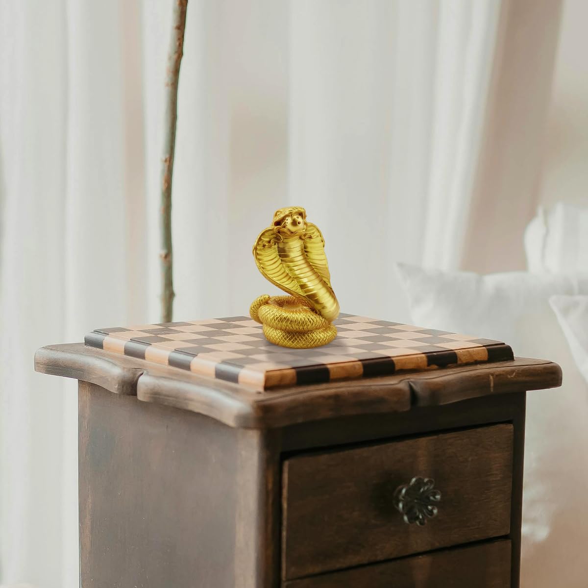 Amazon.co.jp: 干支 巳 置物 蛇 ヘビ へび 2025年 金蛇 手のひら