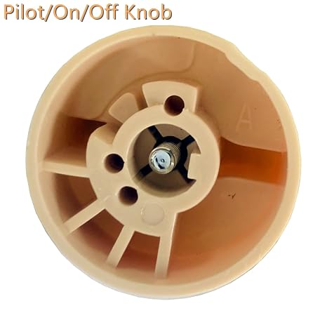 Beige Valve Knob & 200-400F Thermostat Dial Knob, 2 Pack
