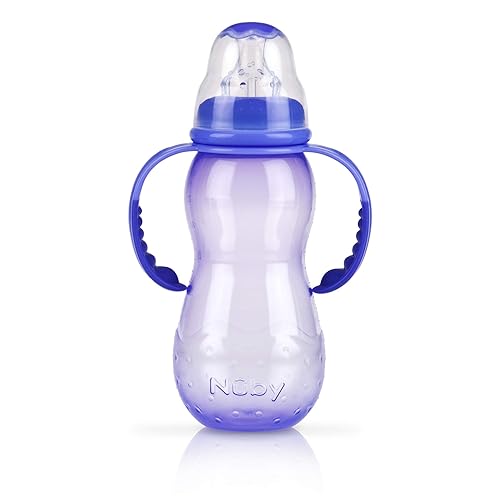 Miniatura 10 de Nuby Enfermera de cultivo de 3 etapas antigoteo, los colores pueden variar, 11 onzas