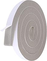Vista 8 de Burlete de espuma para aire acondicionado - 2 rollos, 1 pulgada de ancho x 1 pulgada de grosor, total de 13 pies de largo, cinta aislante de espuma