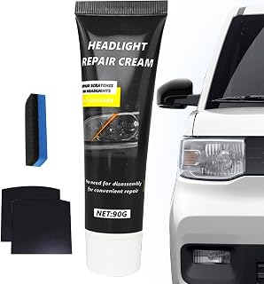 Headlight Restoration Liquid - Len Restorer Repair Liquid | Headlight Repair Polish | Car Headlight Cleaner | Safe Powerful Effective Scratch Remover Repair Fluid for Headlights | Taillights