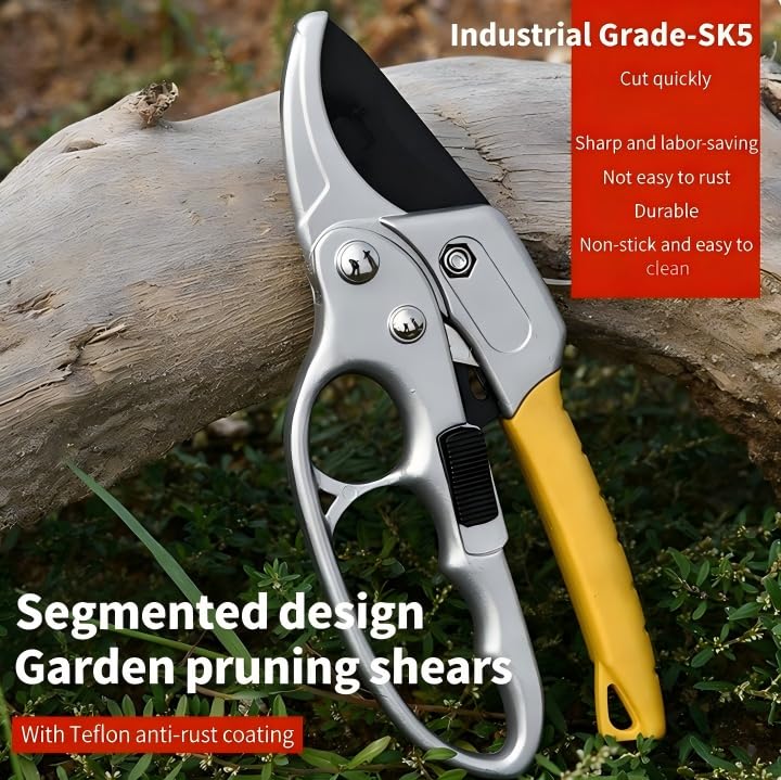 Tijeras de podar ergonómicas para jardín 1 pulg miniatura 2