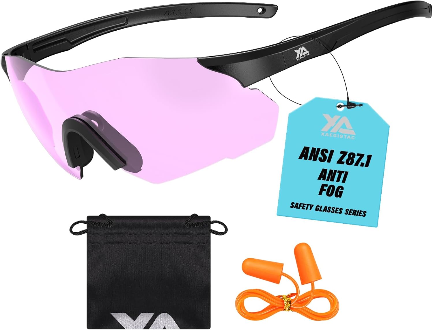 xaegistac Safety Glasses-Anti Fog...