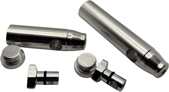 Set X2 spender von 1 und 2 Gramm - Dosierer schnupf. Die dose sniffer snuff bullet diskret und hygienisch