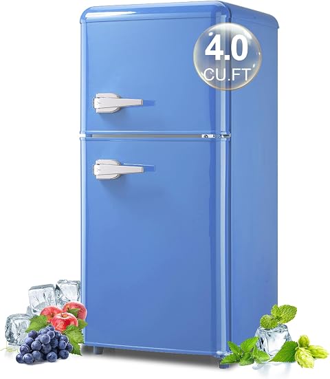 BINMIT FLS-80G-BLUE 4 cu ft Compact Freezer Blue