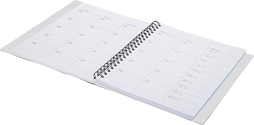 Miniatura 3 de Mintra Planificador semanalmensual sin fecha de oficina (carta, blanco)