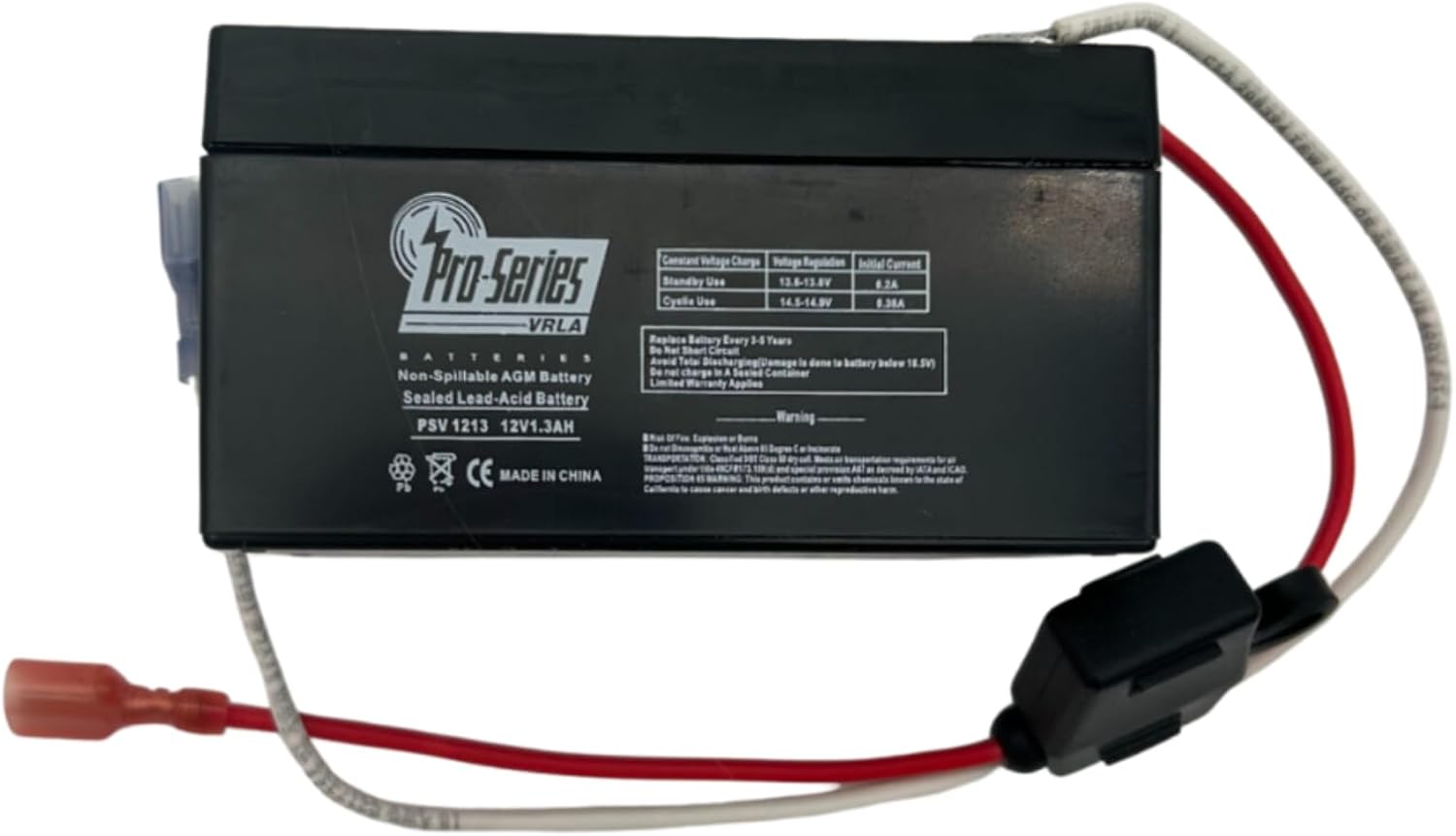 Light Bar Battery 12V1.3Ah | Replacement Battery for Wireless towlight Bars | TM2/TM21/TM3/TM50&60/TL Series/360 Strobes | Lead Core | Rechargeable