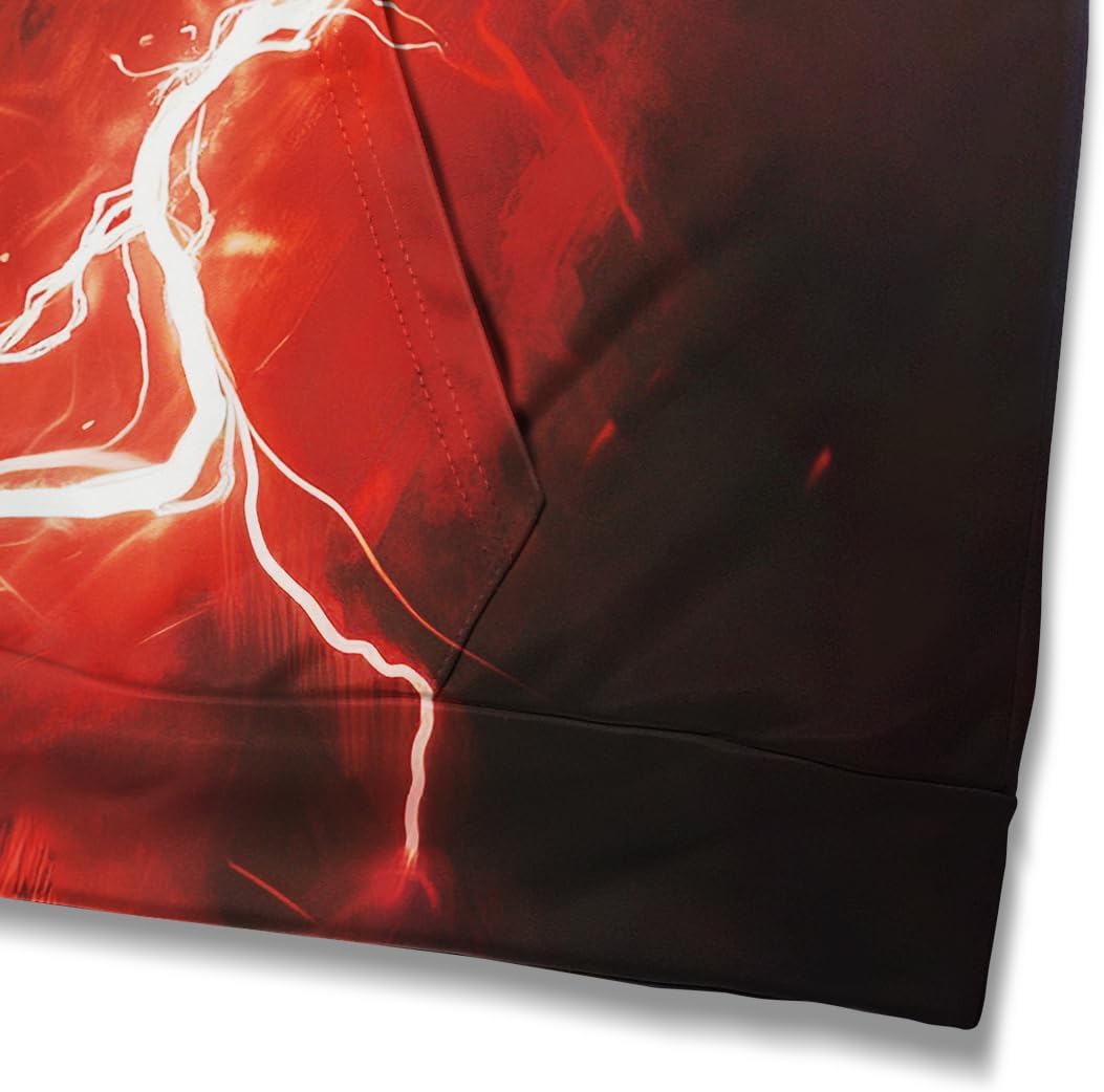 Men's Novelty Wolf Graphic Hoodies Casual Animal Printed Hooded Sweatshirt Street Fashion Long Sleeve Hoodie - Image 4