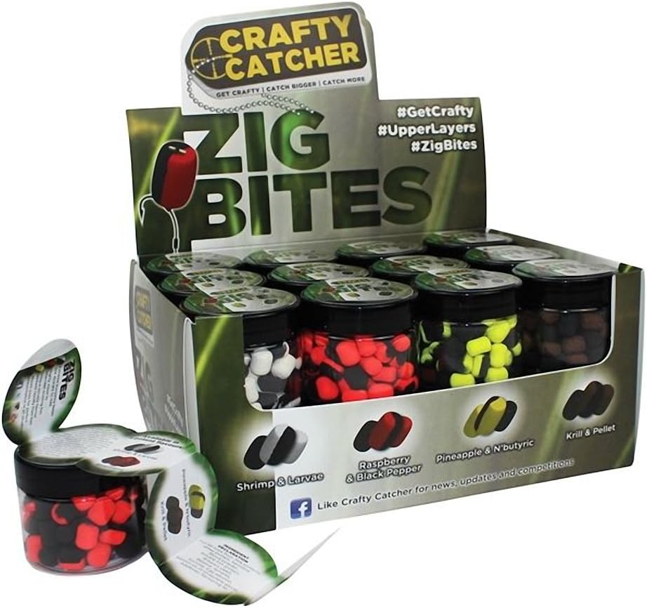 Zig-Rig Flavoured Pop-ups Quad-Pack Attractive Flavours Colours 4 x 20g
