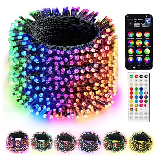 Smart RGB Christmas String Lights for Holidays