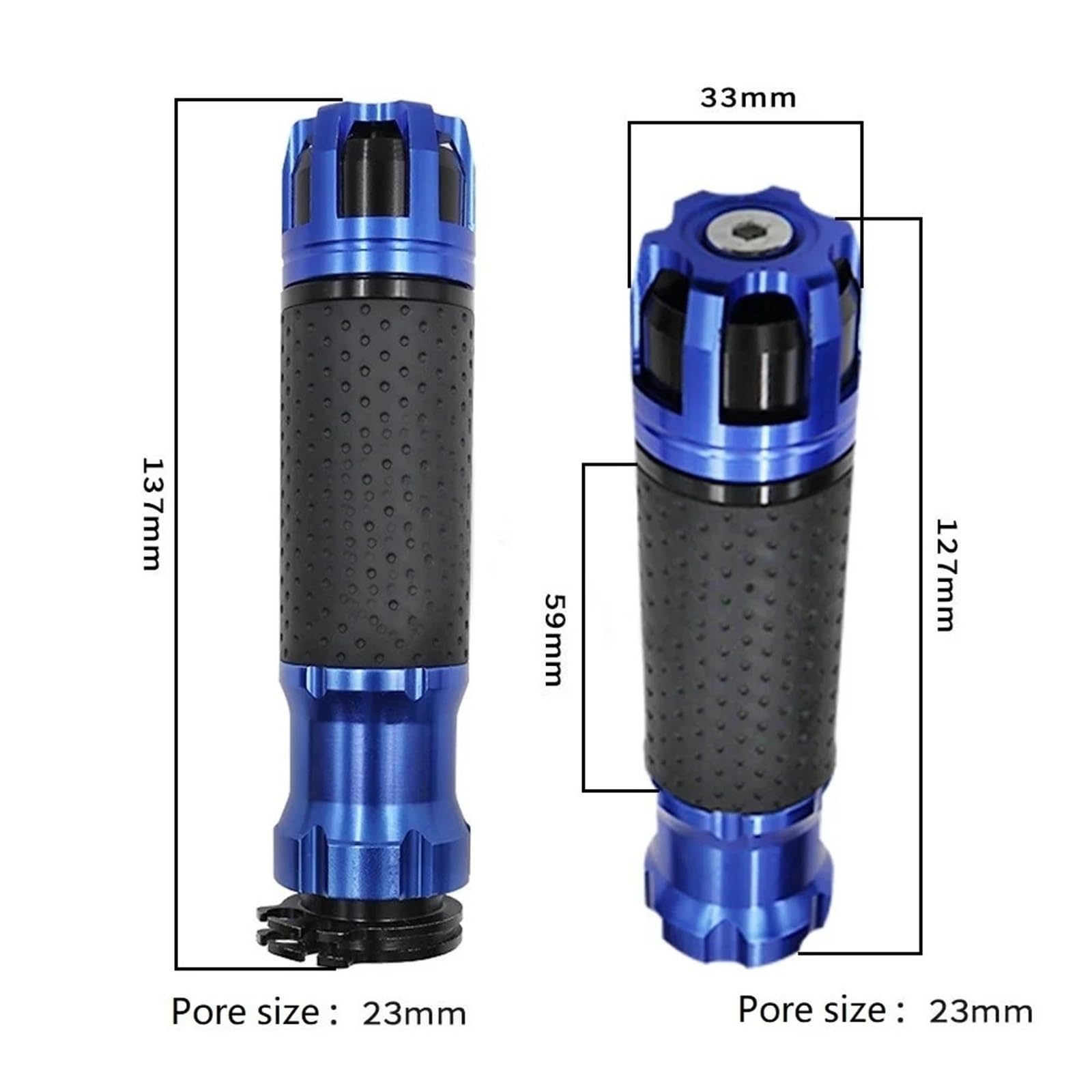 Motorrad-Lenker-Handgriff-Zubehör Für Ducati 22 Mm Handgriffe FüR Moto