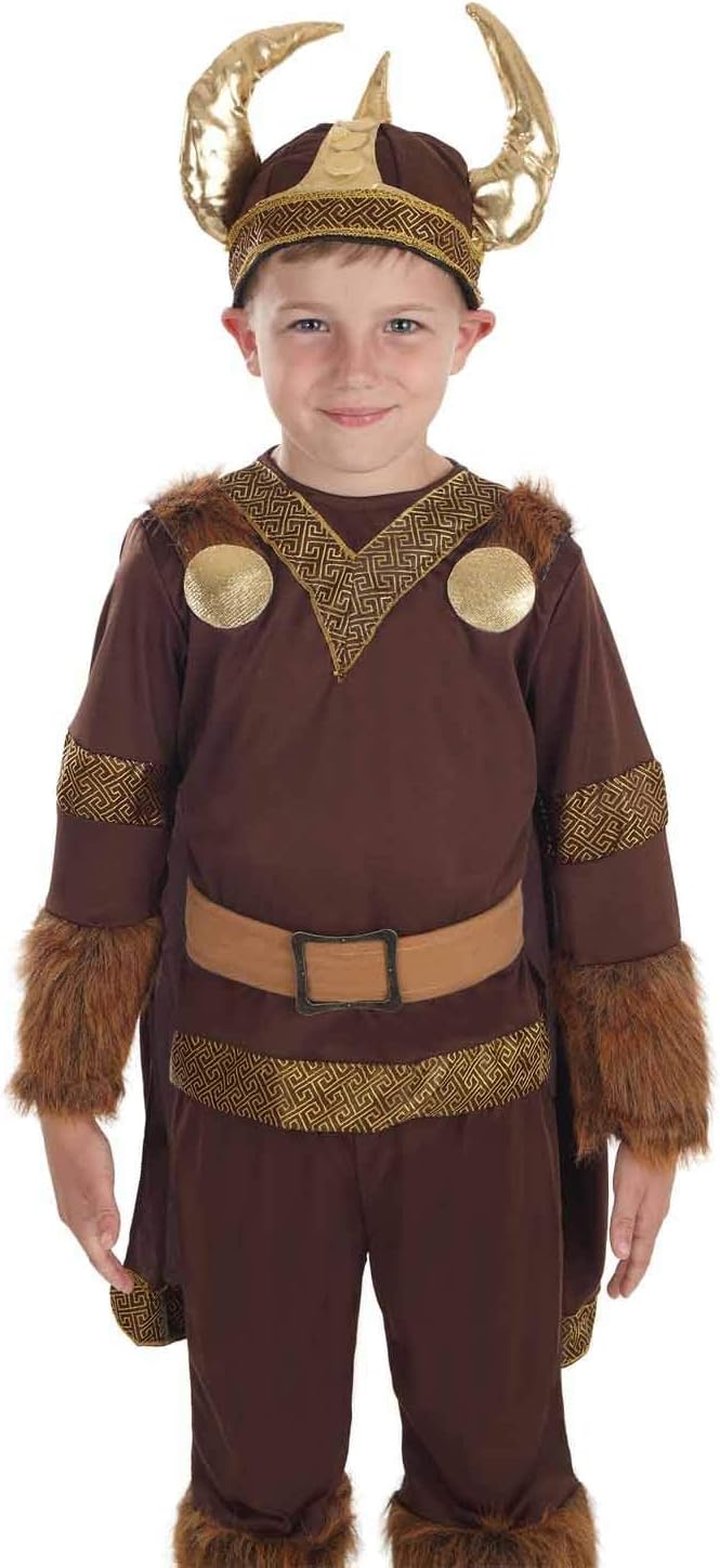 fun shack Boys Viking Costume, Viking Costume Kids, Book Characters Costumes for Kids, Storybook Characters Costumes, X-Large
