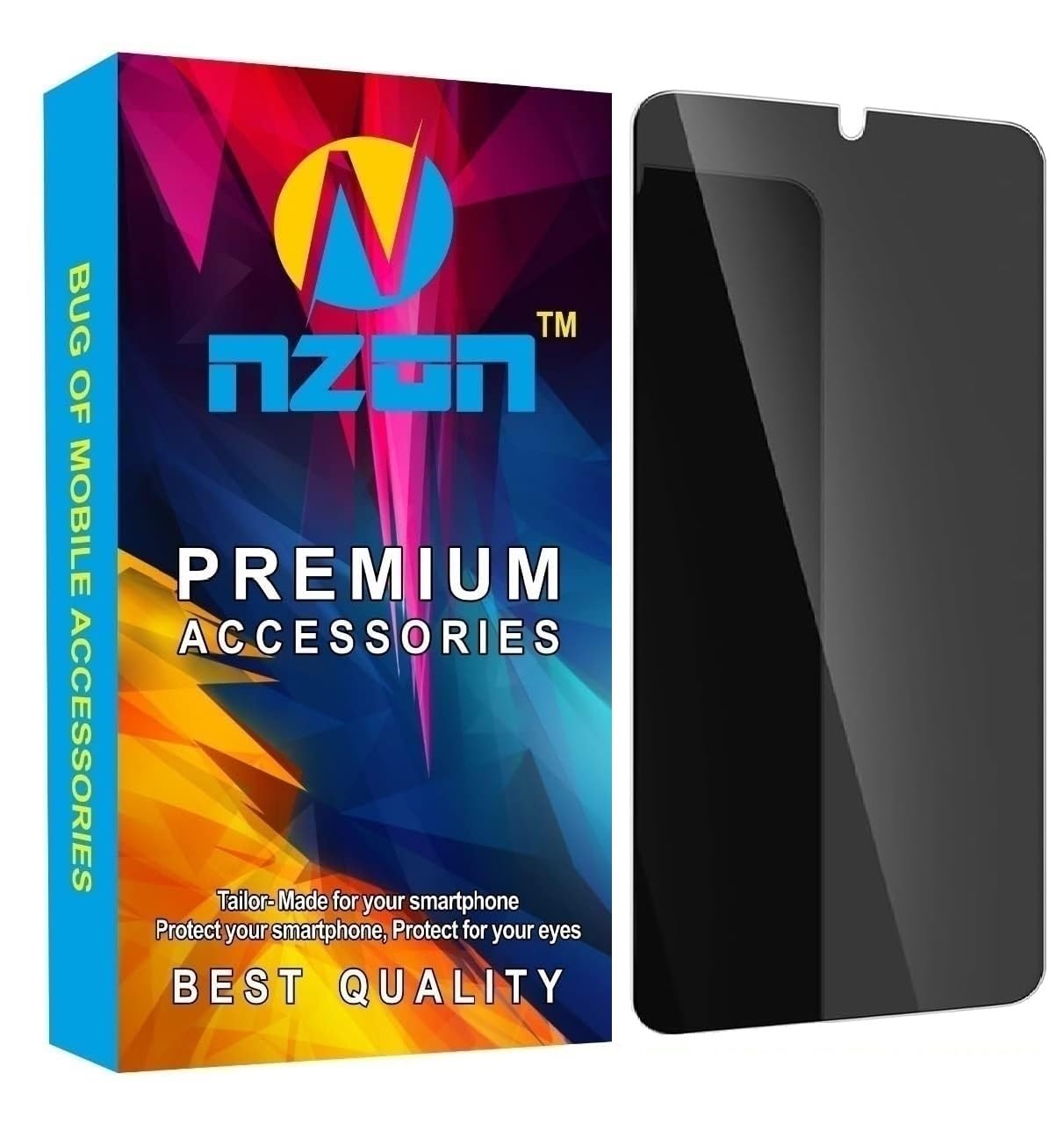 Nzon Compatible For Samsung Galaxy S24 Plus Privacy Tempered Glass Screen Protector, HD Anti-Spy Scratch Resistant, Fingerprint Unlock, 6.7 Inch Pack of 1 - Black (B0CWB61DWQ) Amazon Price History, Amazon Price Tracker