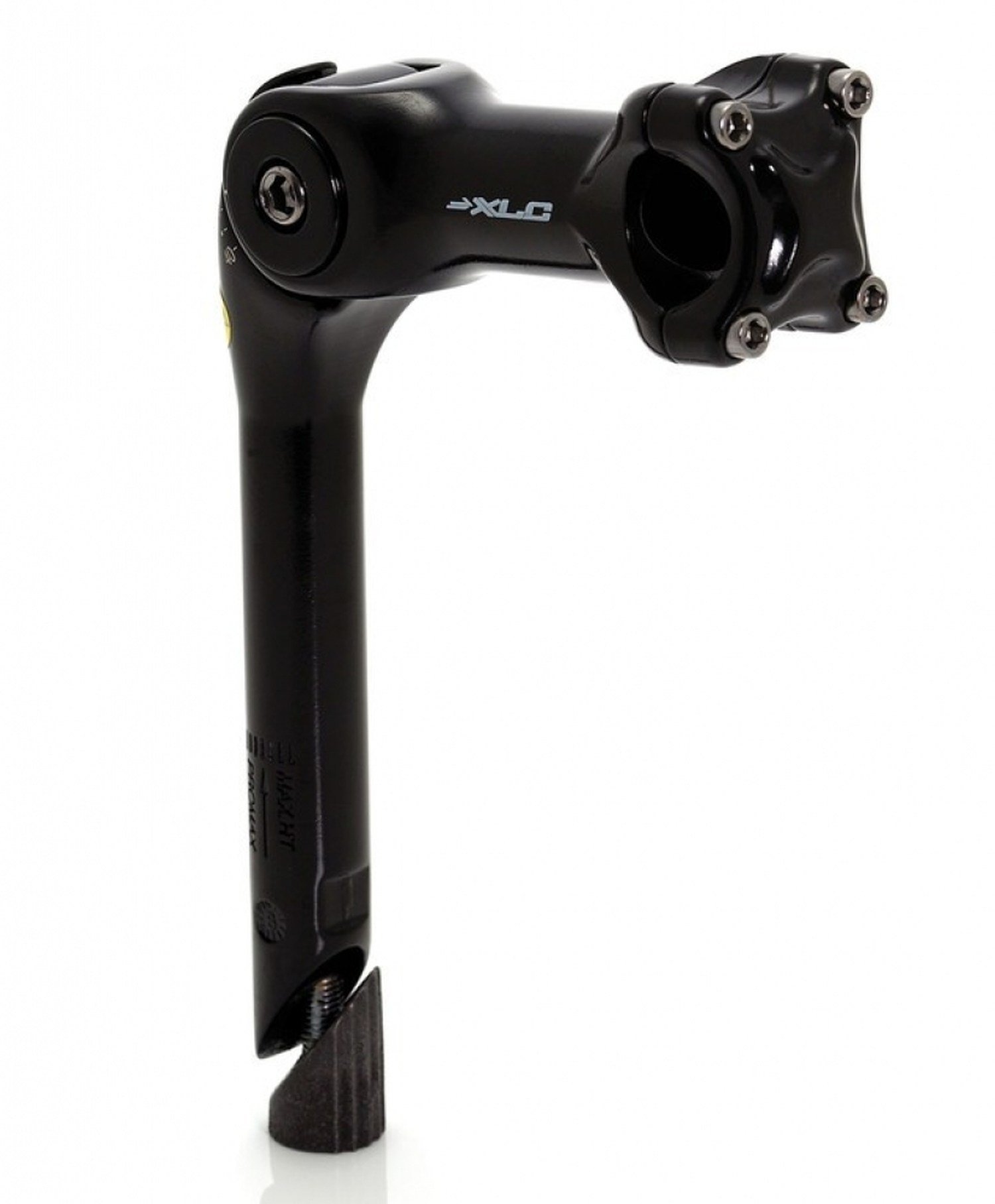 Manubrio XLC Per Bici Da Trekking - Nero, 25.4x600 Mm, Alluminio, Curvatura 40 Gradi