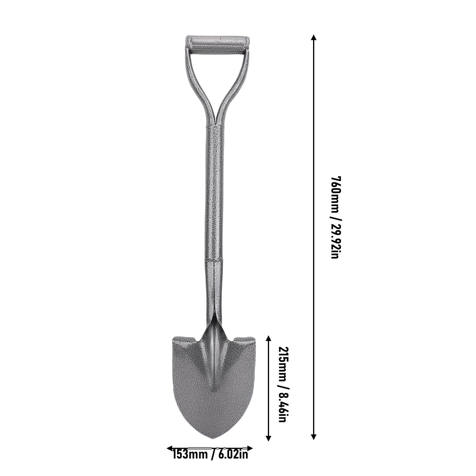 ŁOPATA DO KOPANIA W CAŁOŚCI Z METALU ZE STALI MANGANOWEJ D UCHWYT KOŃCÓWKA GŁOWICA 76CM CAMPING SADOWANIE