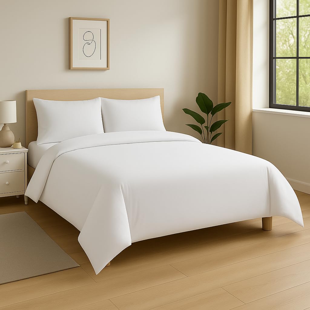 Comfortcare White Economy Waterproof Duvet Protector Double