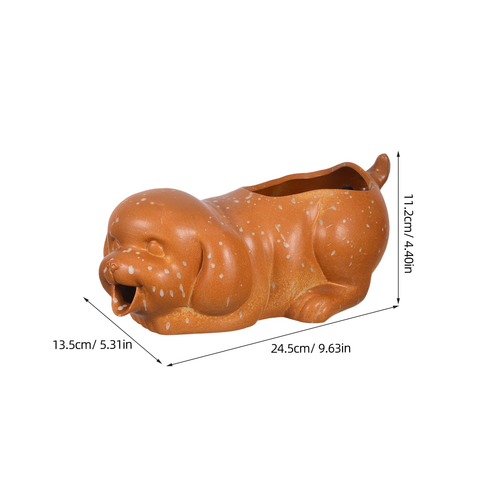 Gatuida Ornement Céramique De Jet Eau pour Aquarium Décoration Céramique pour Aquarium Fontaine Pot pour Cour Fontaine De Table