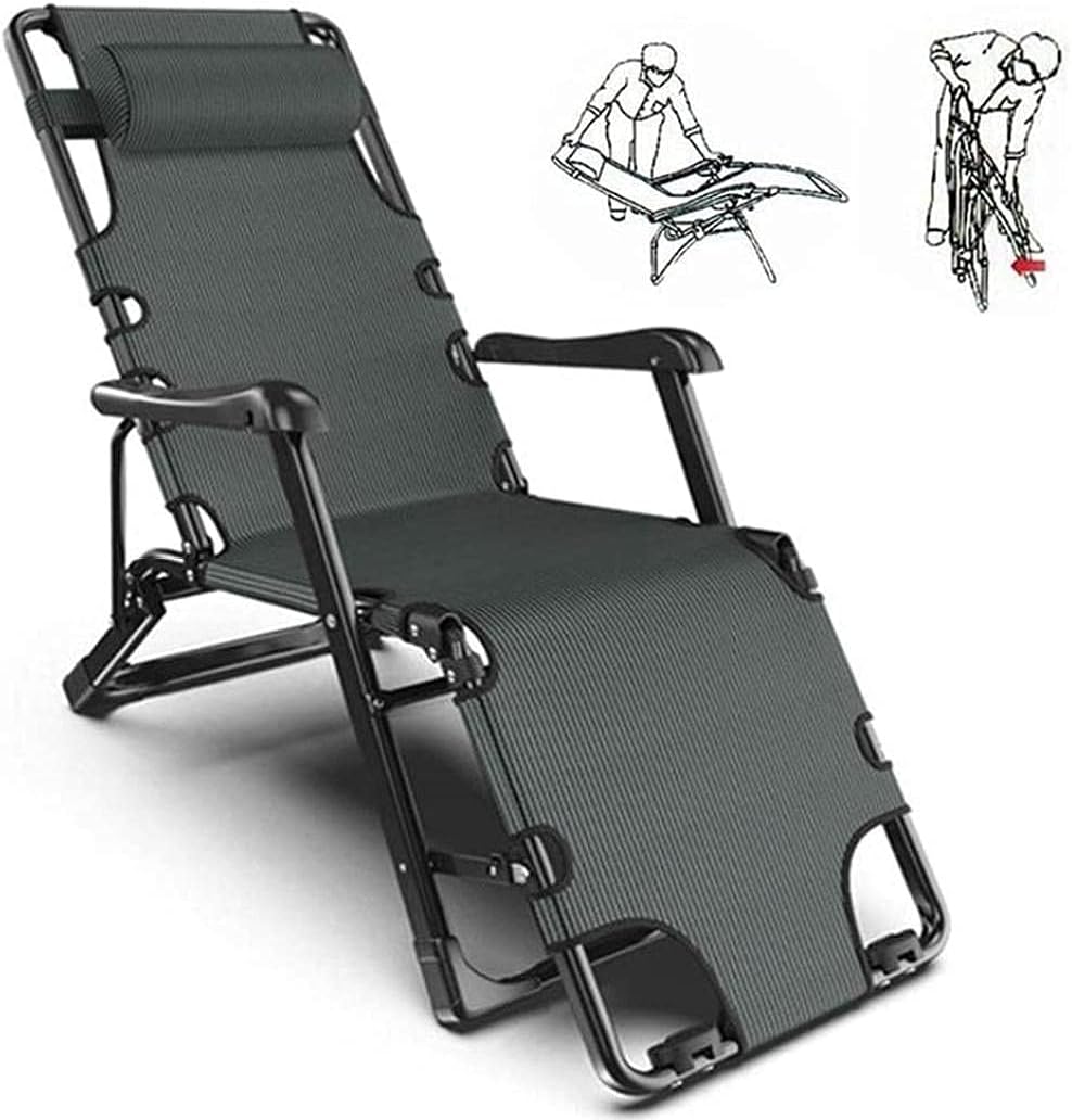 リクライニング サンラウンジャー パティオ 折りたたみ 長椅子 調節可能な背もたれ リクライニング ラウンジャー ポータブル 折りた