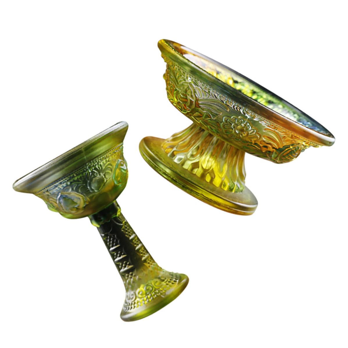 Coupe en verre pour eau du temple bouddhiste pour petits espaces
