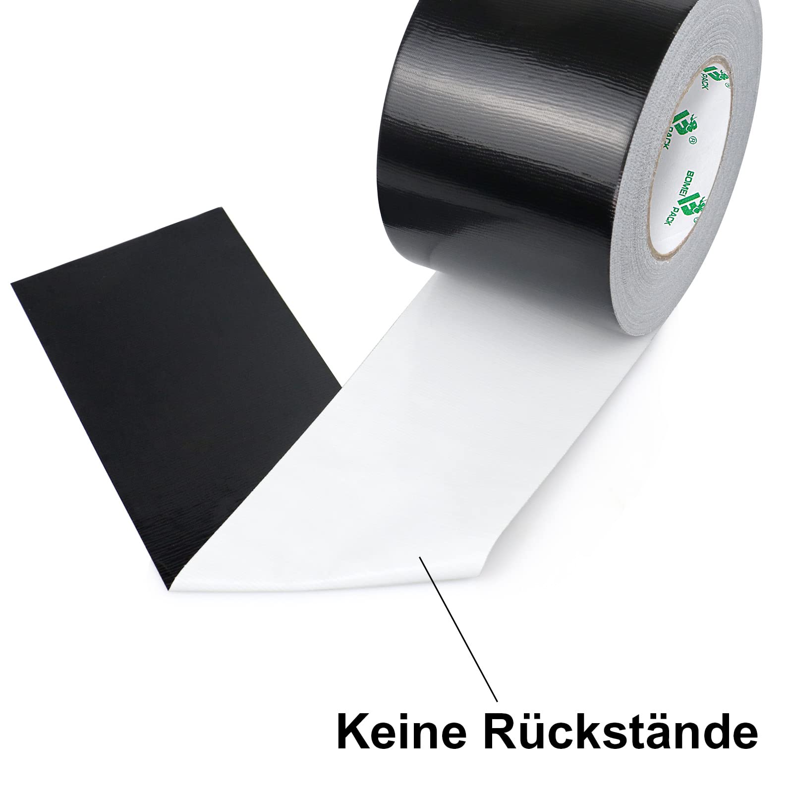 BOMEI PACK Ruban Adhésif Gaffa Blanc 75mm X 50m - Forte Adhérence Et Imperméable