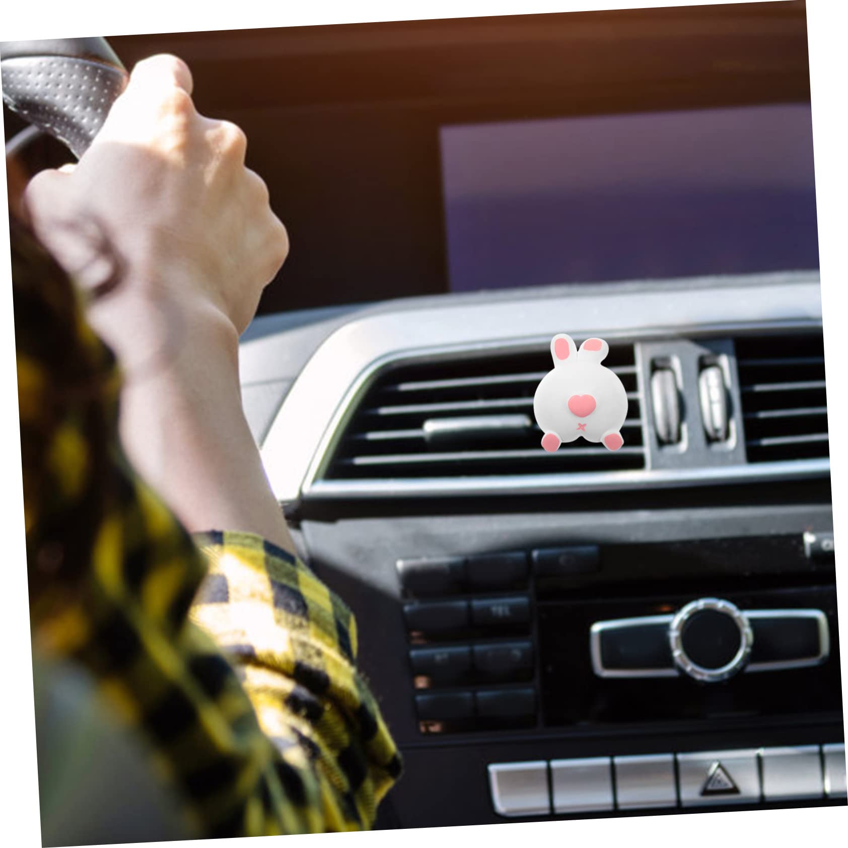 iplusmile 5pezzi Clip Auto Forma Di Animale Diffusore Ventilazione Carino Per Interni Facile Da Usare e Resistente Design Adorabile Per Profumare Auto