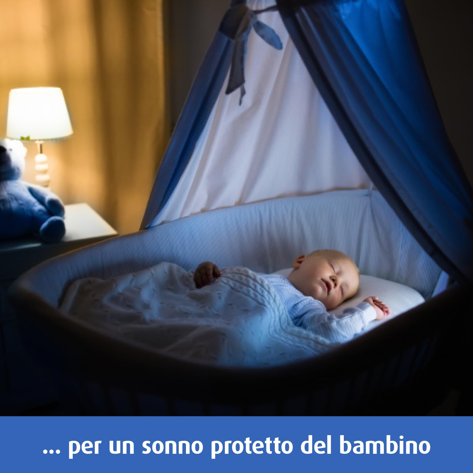 Reer Baby Monitor Digitale 50040 Neo — a Prova di Bug, Basse Radiazioni, Portata 250 m