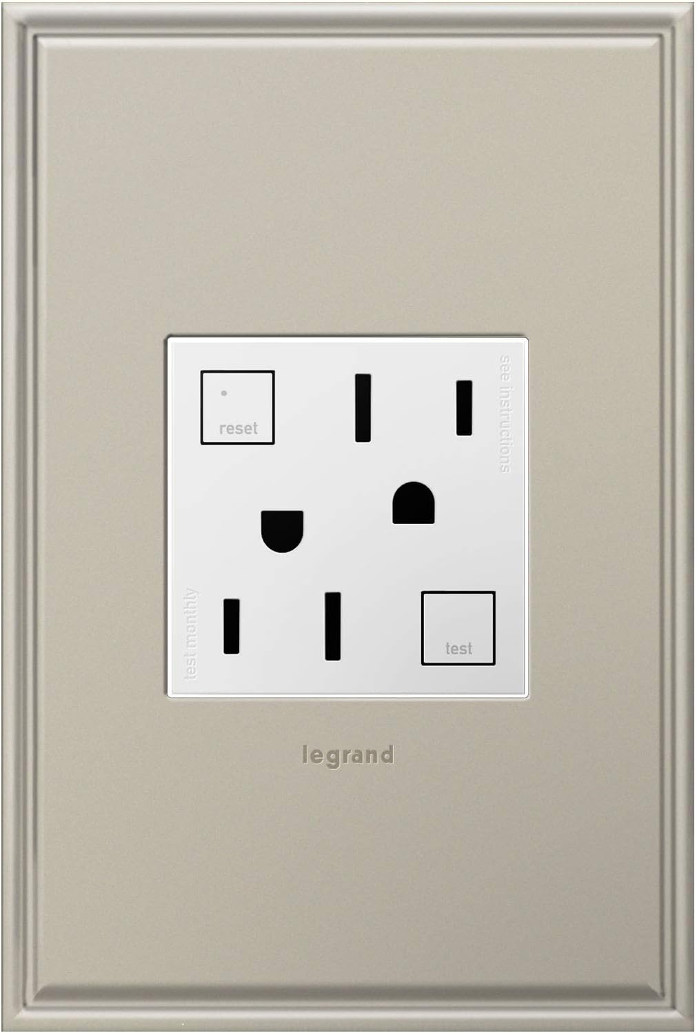 Super Cheap 🛒 Legrand adorne 15A GFCI Tamper-Resistant Outlet 4 Pack (White Finish), AGFTR2152W4