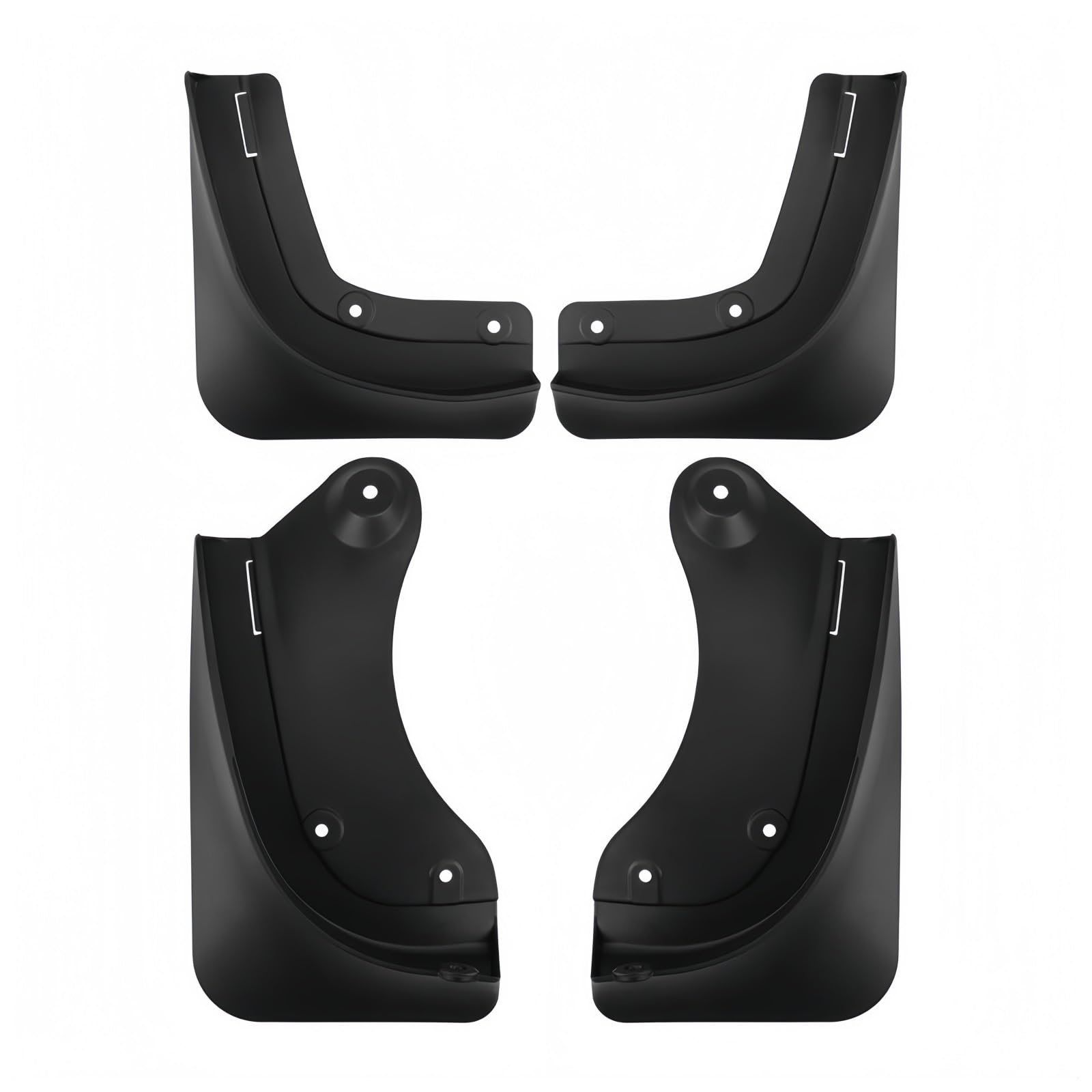 Guardabarros para coche contra salpicaduras Tesla Modelo Y Juniper 2025 kit de 4 piezas 8