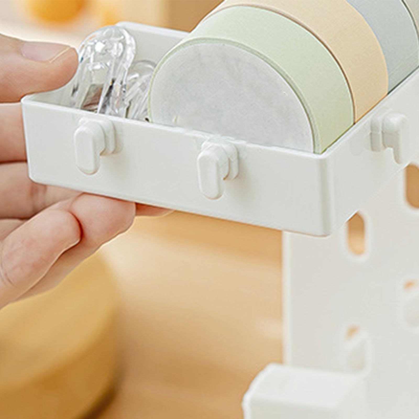Scatola portaoggetti da scrivania, organizer da scrivania con cassetti e lavagna, scaffale portaoggetti per trucchi, forniture per ufficio per studenti, scrivania con cassetto per lavagna