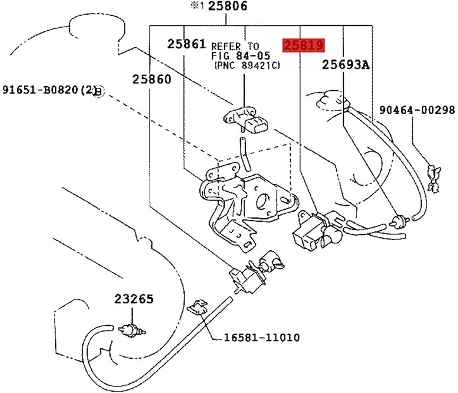 válvula de vacío solenoide de presión Turbo 25819-27040 2581927040 25819-27040 139700-0770 2581927050 139700-0850