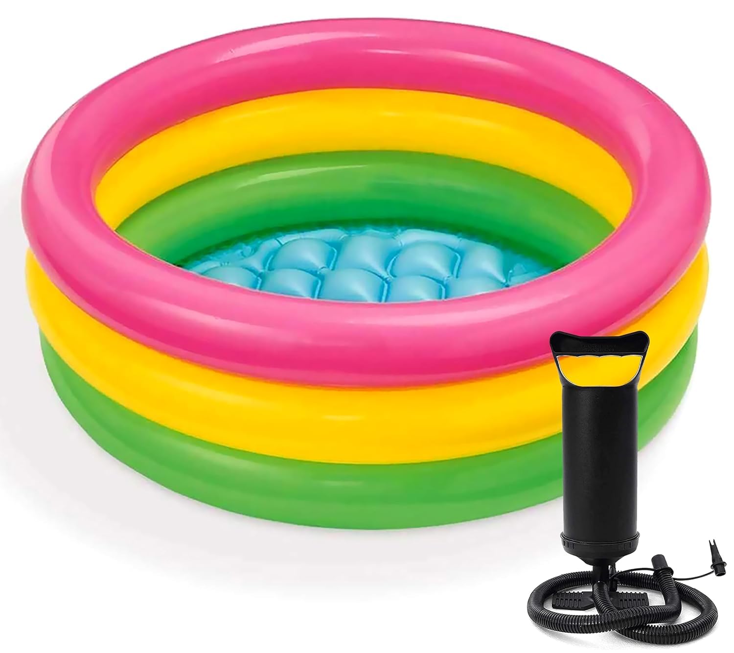 ZIPRON 2 Feet Baby Pool Bath Tub with 12 Inch Air Hammer Inflation Pump | Indoor & Outdoor Swimming Pool for Kids (1-3 Years)-picture-25