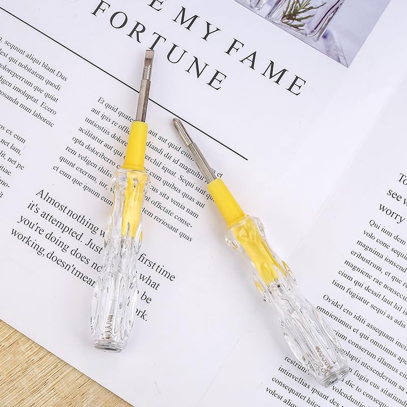 Image of Induction Power Detector Electrician Intelligent Voltage Tester Non-Contact Induction Test Pencil Dual Function Cross Slotted Electric Indicator,Testers,Voltage Testers, Silver