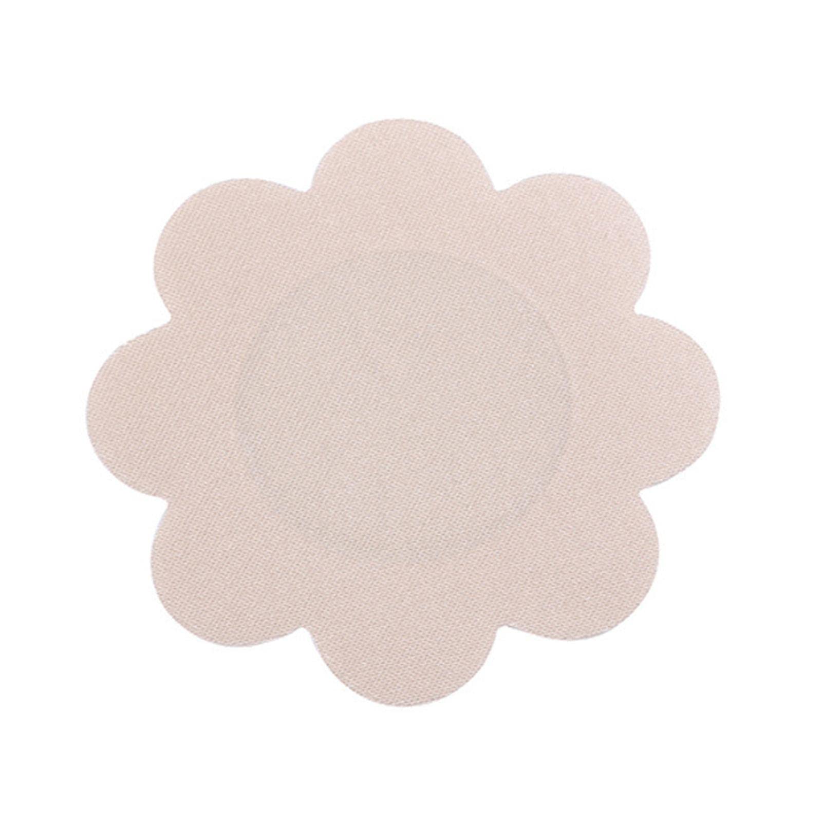 6x20pcs Breast Nipple Pasties Cover Bra Pad Self Adhesive Sticker Beige Flower-image-37