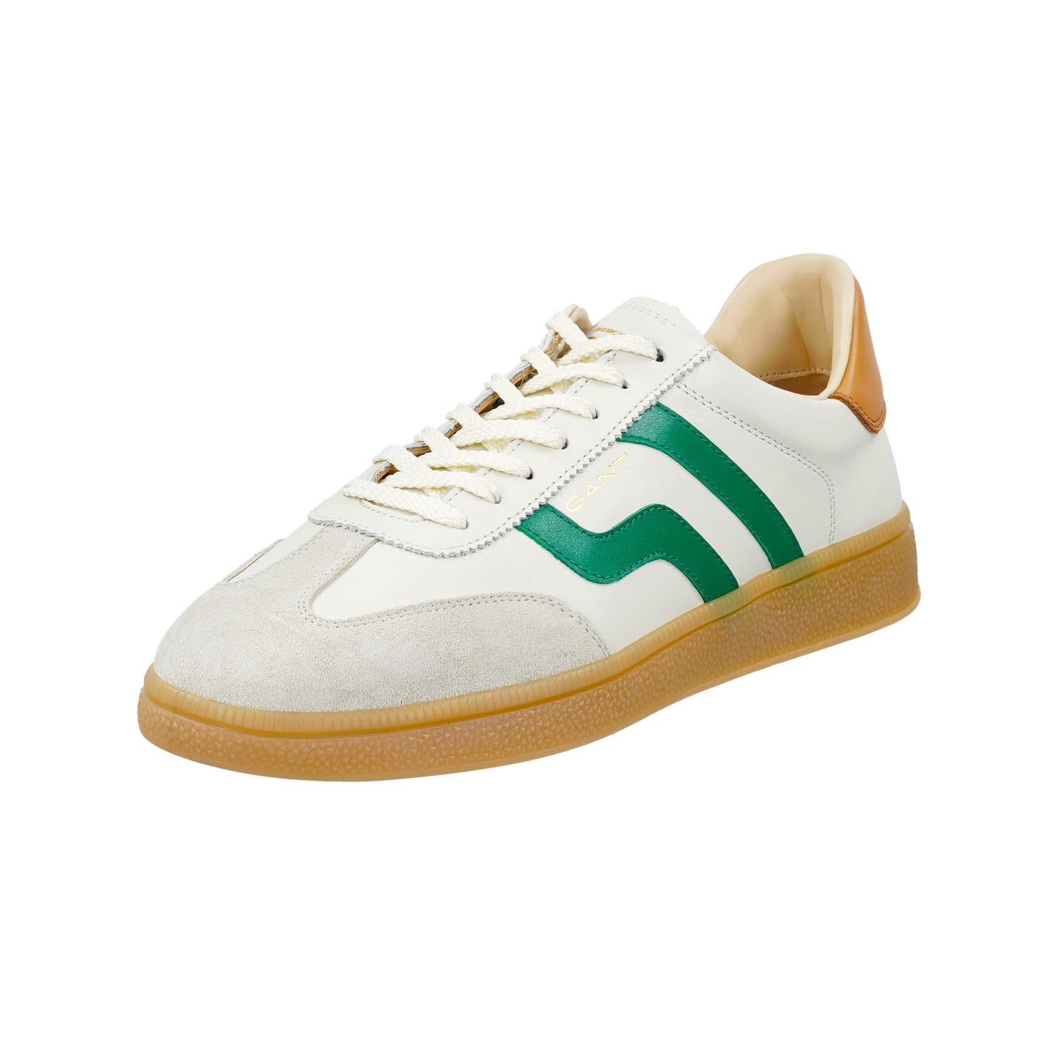 GANT Men Cuzmo Sneaker, Off White Green, 12 UK
