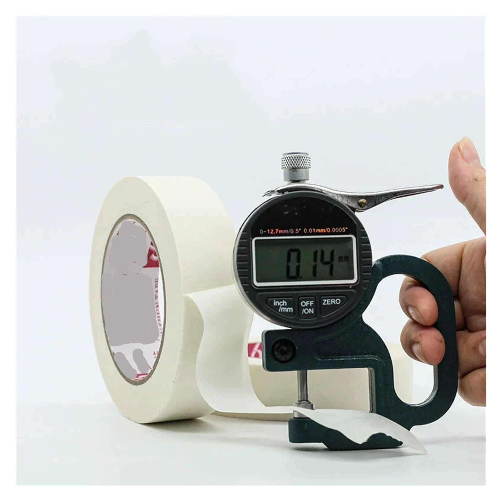 Nastro Di Carta Nastro for mascheratura in carta crespa beige da 10 pezzi | 20m 50m Pittori senza residui for la pittura murale di auto fai da te(20M,50mm)