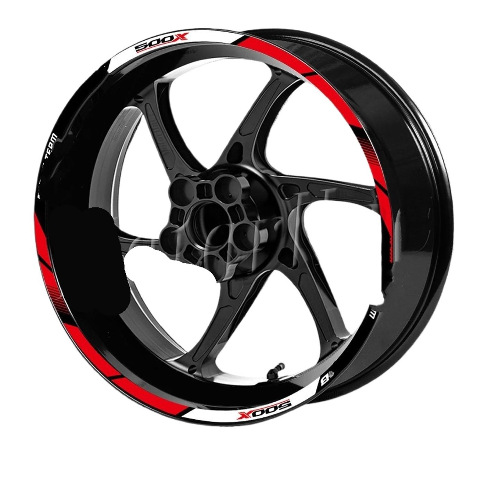 Hub Decals Rim for CB500 X for CB 500X for CB500X 2019-2023 Reflective Motorcycle Wheel Rim Stickers Decals Stripe Tape Waterproof Stripe Tape(A Front19 Rear17)
