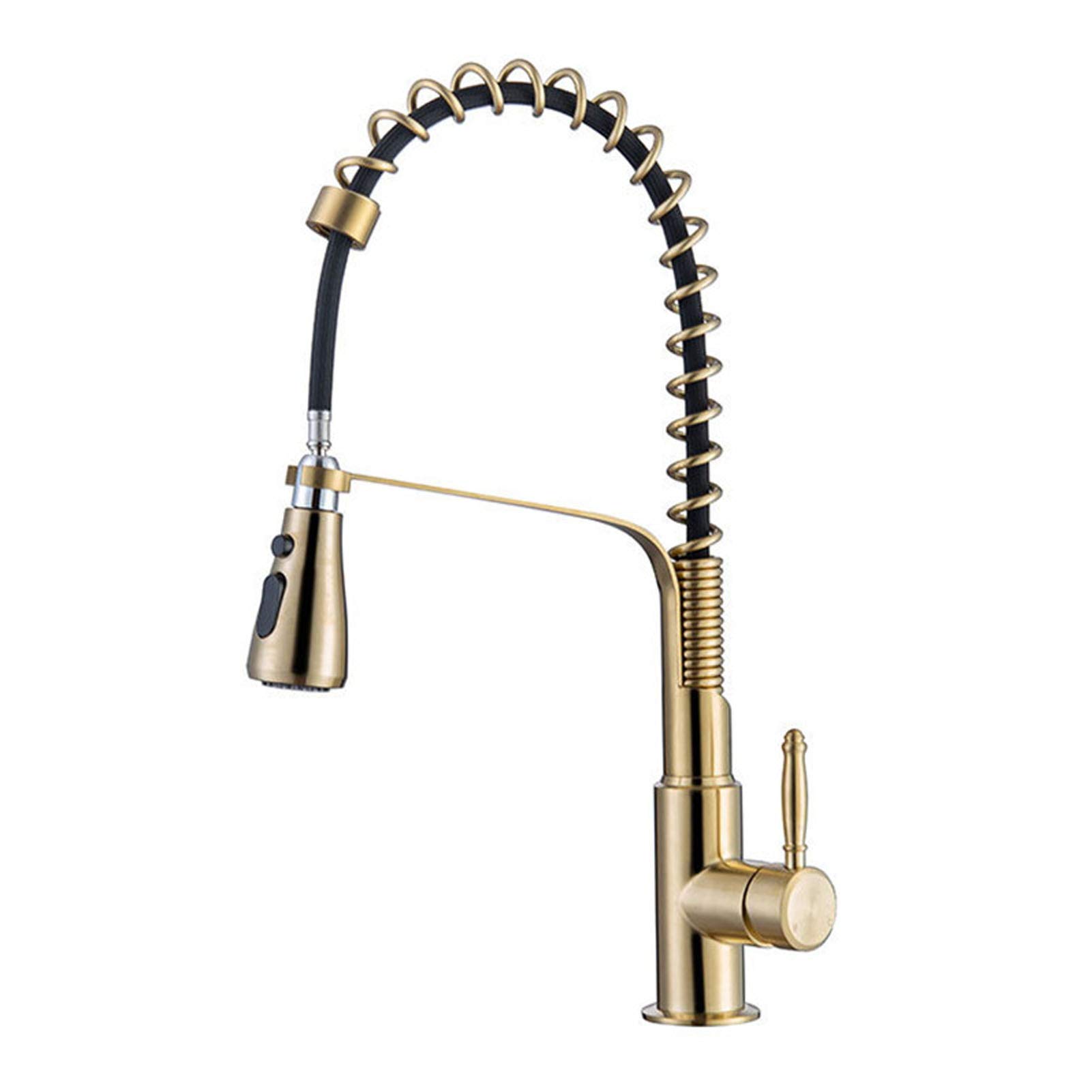Robinet de cuisine ressort extractible mitigeur eau chaude et froide