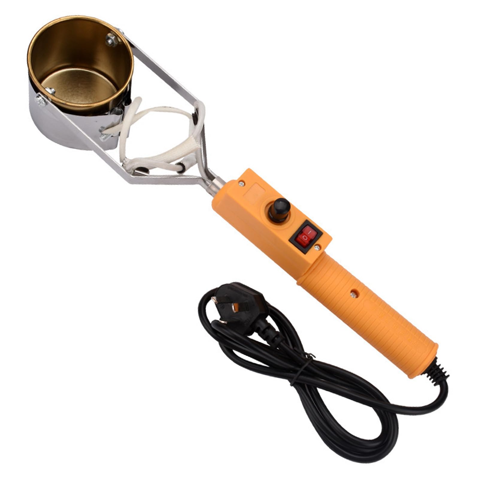 500w,Olla De Soldadura De Fusión De Plomo De Mano, Horno De Fusión De Estaño para Electricista, Horno De Fusión De Plomo para Electricista Doméstico, Rango De Temperatura 150-450 °C