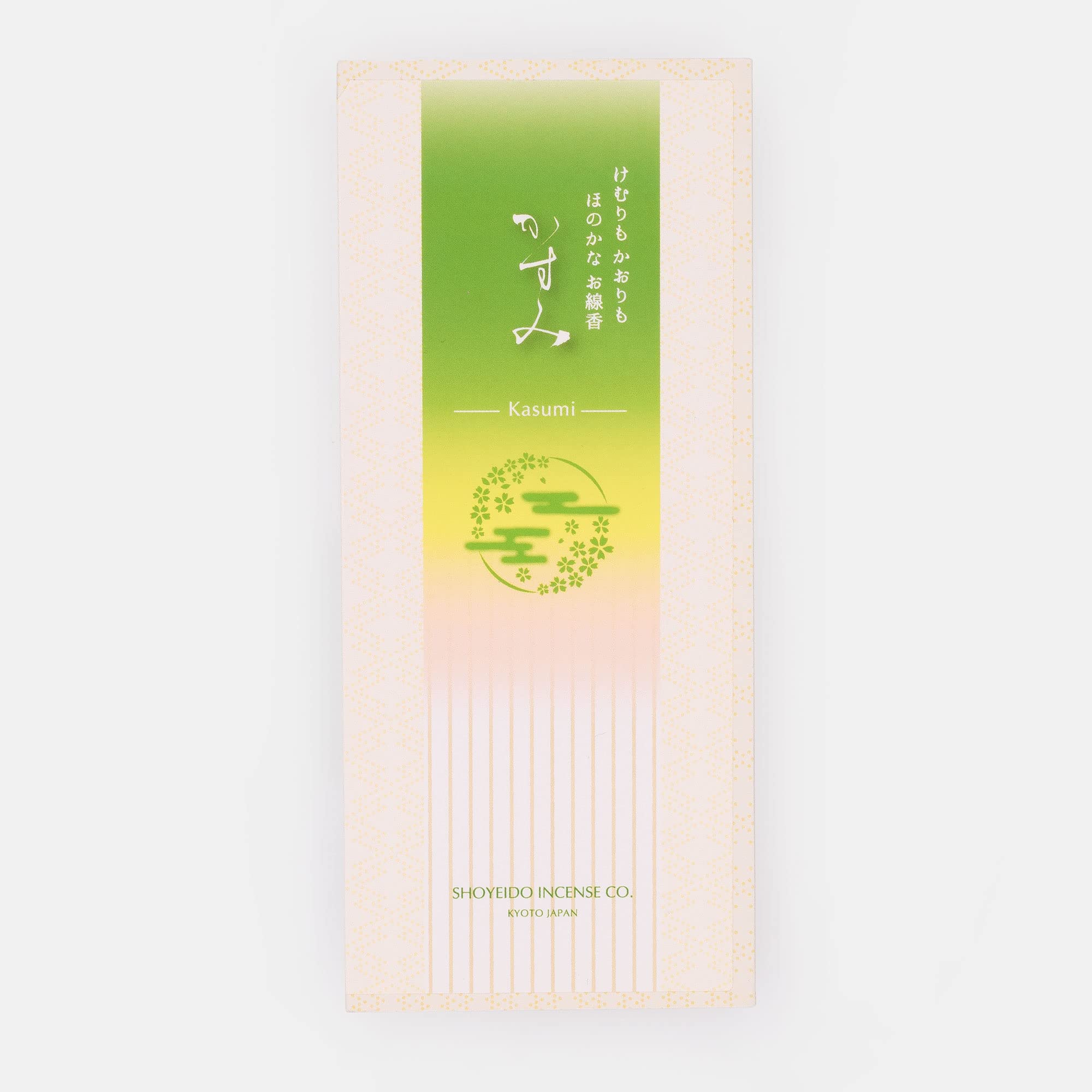 Zen Minded - Shoyeido Kasumi Gossamer Japanischer Räucherstäbchen 100% Natürlicher Patchouli & Vanille - 165 Sticks In Recycling-Paper-Box