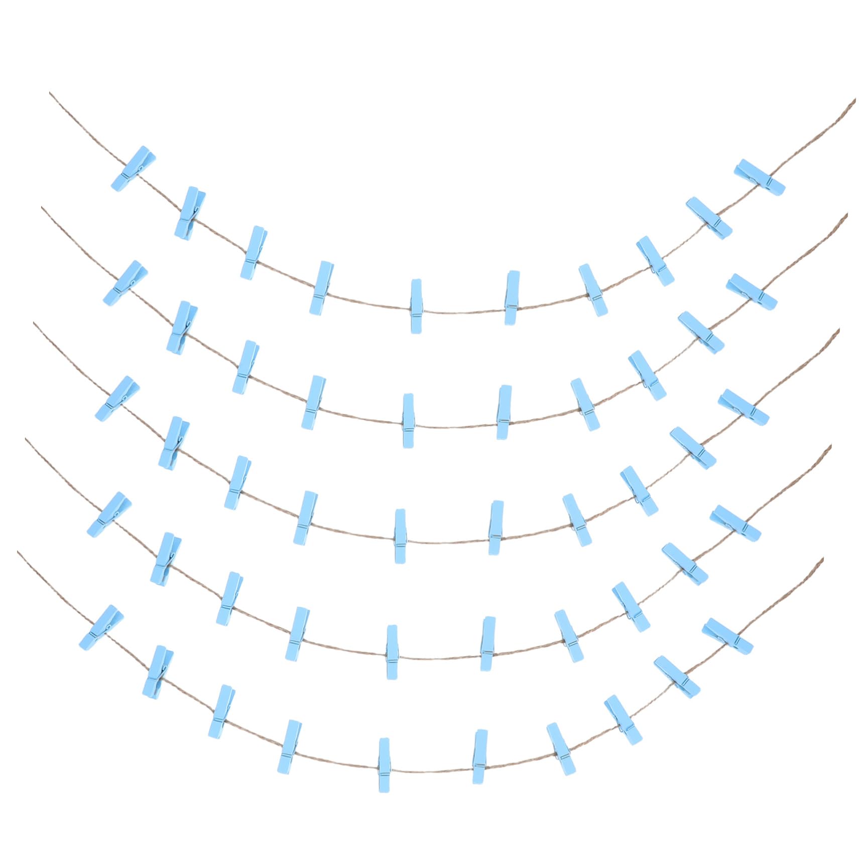 Sosoport 100 Pcs Mini Wooden Picture Clips Decorative Memo Holders for Photos Notes and Place Cards Compact and Stylish Clips for Home Office School and Events