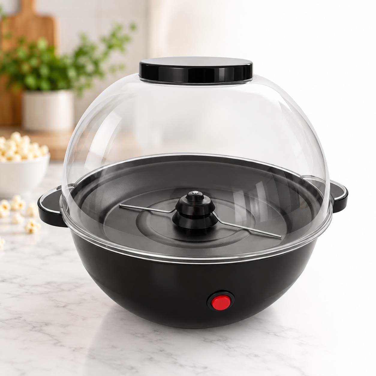 Máquina For Hacer Palomitas De Maíz Familiar, Eléctrica De 850W