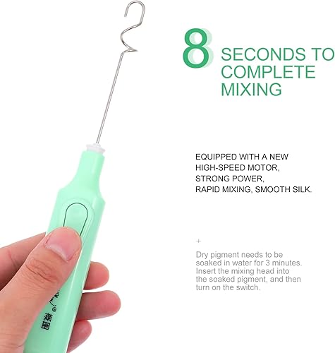 Miniatura 5 de EXCEART 1 juego de mezclador eléctrico de pigmento, mezclador eléctrico de tinta de pigmento, mezclador eléctrico de pinturas de gouache mezclador