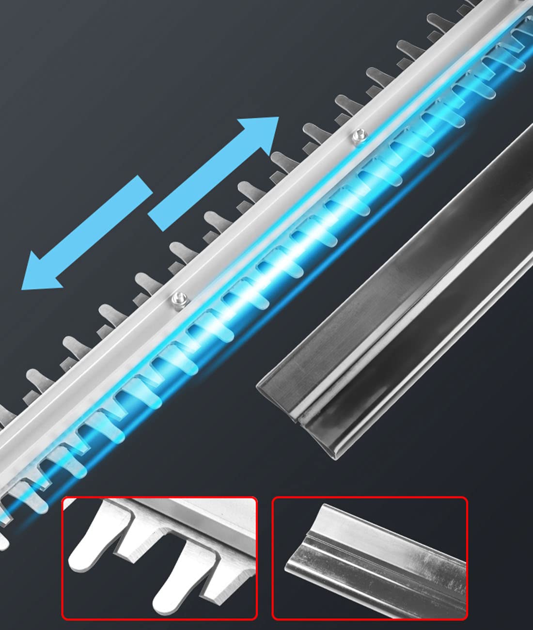Amazon | KKYOYRE ヘッジトリマー充電式 18-21V 切断幅:410mm カット
