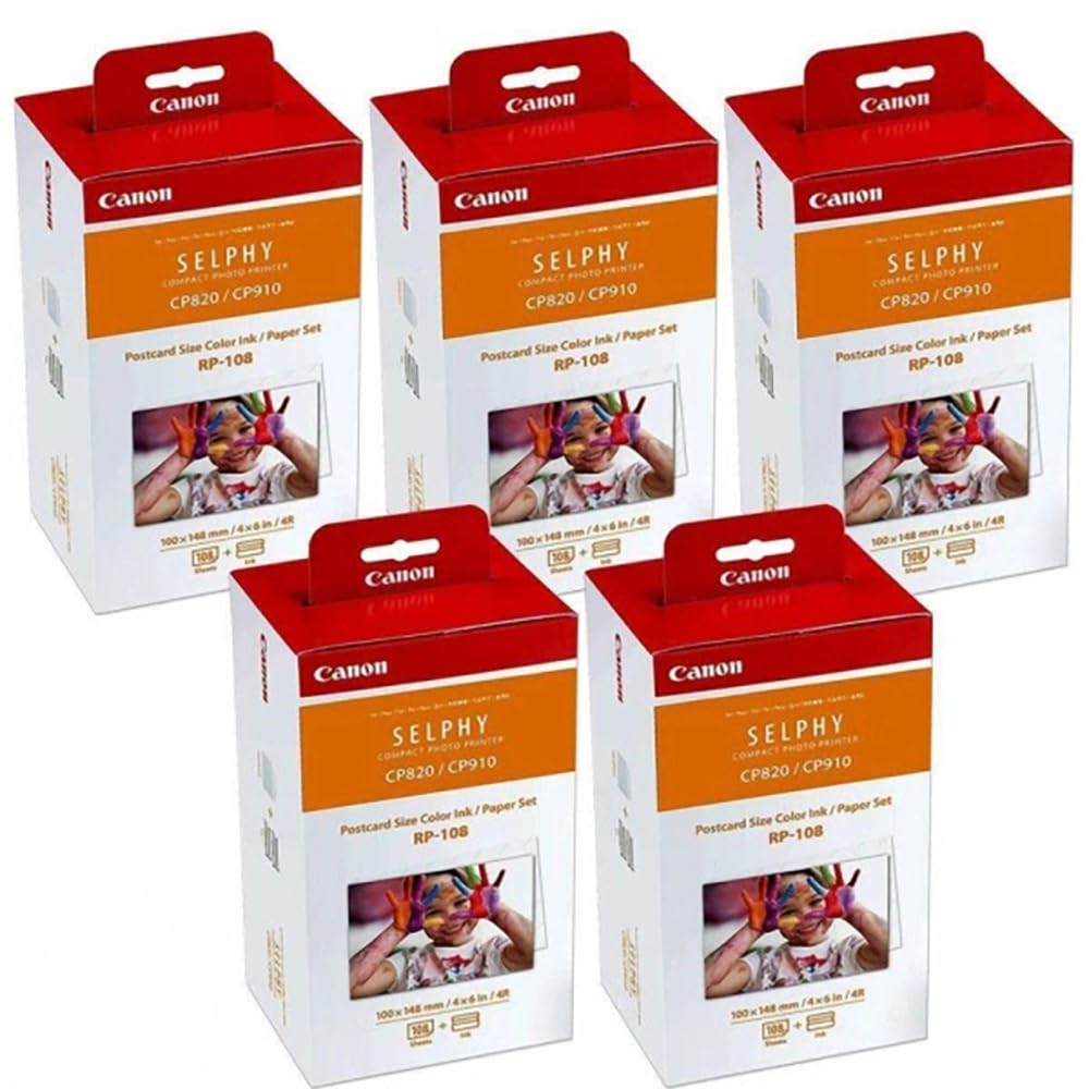 Canon RP-108 Color Inchiostro/Paper set compatibile SELPHY CP910 CP820 CP1200